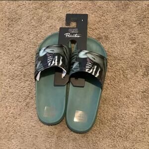 Primitive x Naruto Serpent Slides Sage Green Anime Mens Size‎ 5